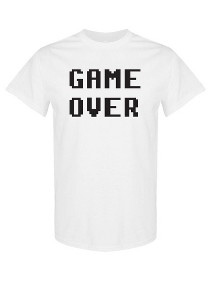 Game Over Quote T-shirt -Image by Shutterstock
