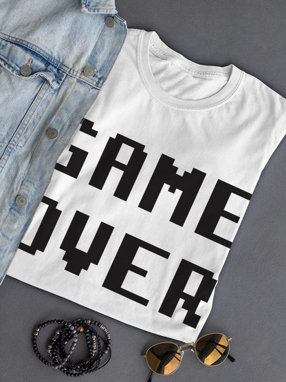 Game Over Quote T-shirt -Image by Shutterstock