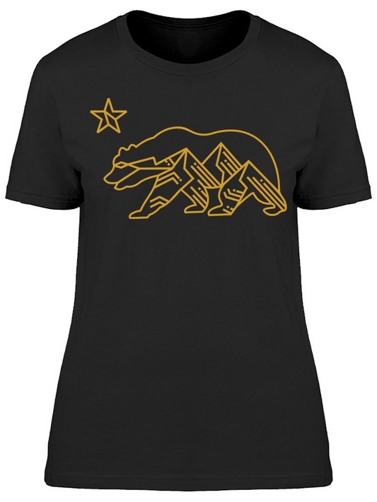 Modern Bear  And A Star Tee Women's -Image by Shutterstock