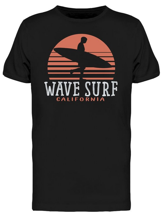 Banner. Wave Surf, California Tee Men's -Image by Shutterstock