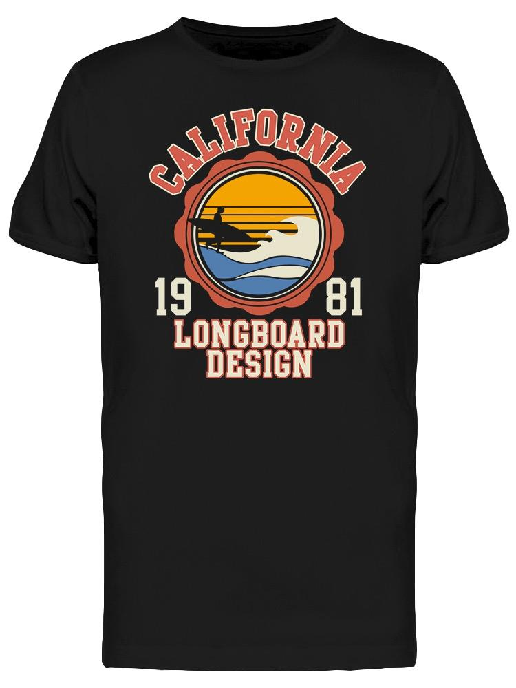 Banner. 1981, Longboard Design Tee Men's -Image by Shutterstock