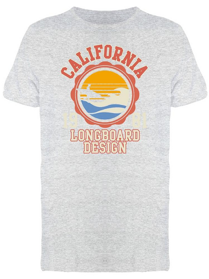 Banner. 1981, Longboard Design Tee Men's -Image by Shutterstock
