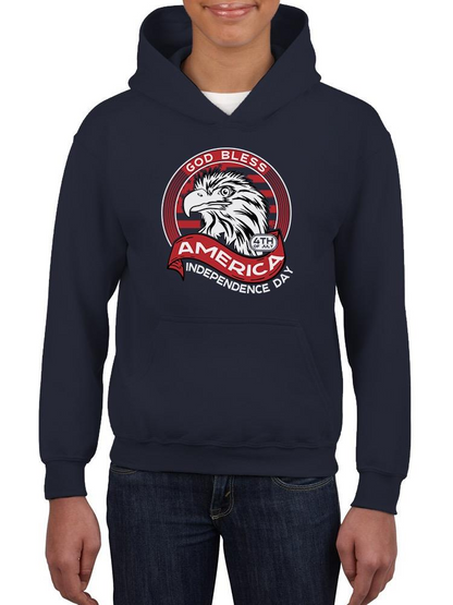 God Bless America Eagle Hoodie -Image by Shutterstock