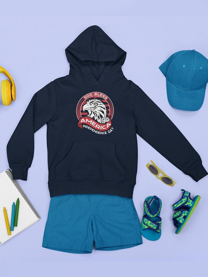 God Bless America Eagle Hoodie -Image by Shutterstock