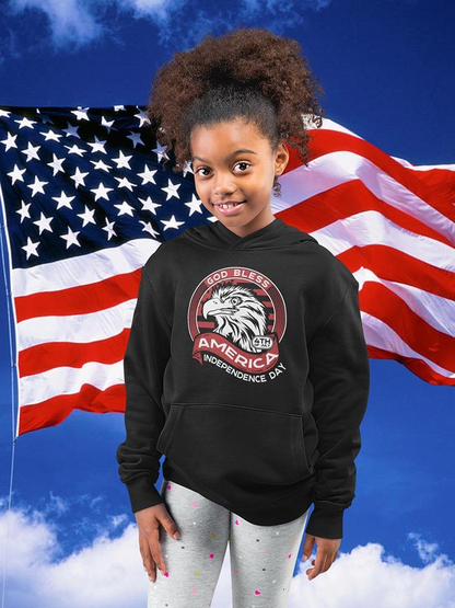 God Bless America Eagle Hoodie -Image by Shutterstock
