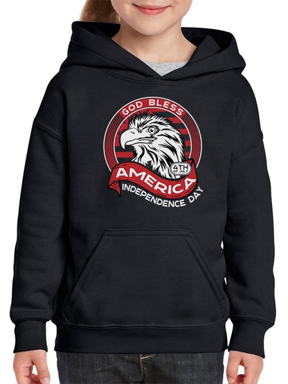 God Bless America Eagle Hoodie -Image by Shutterstock