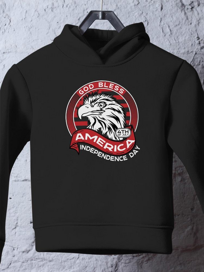 God Bless America Eagle Hoodie -Image by Shutterstock