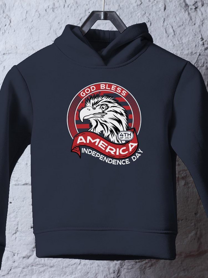 God Bless America Eagle Hoodie -Image by Shutterstock