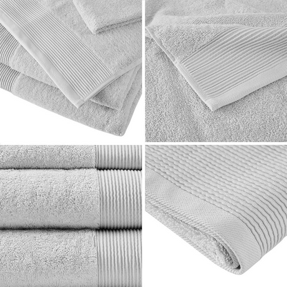 20% Tencel/Lyocel 75% Cotton 5% Silverbac 6pcs Towel Set BR73-3750