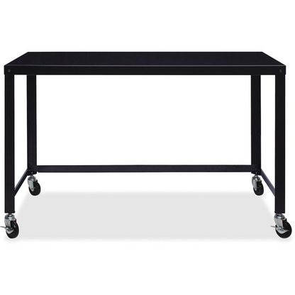 Lorell Personal Mobile Desk - For - Table TopRectangle Top x 48" Table Top Width x 23" Table Top Depth - 29.50" Height - Assembly Required - Black - 1 Each