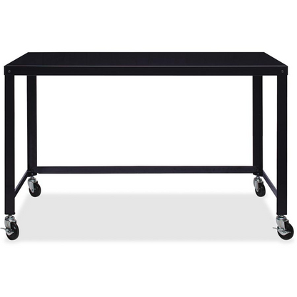 Lorell Personal Mobile Desk - For - Table TopRectangle Top x 48" Table Top Width x 23" Table Top Depth - 29.50" Height - Assembly Required - Black - 1 Each