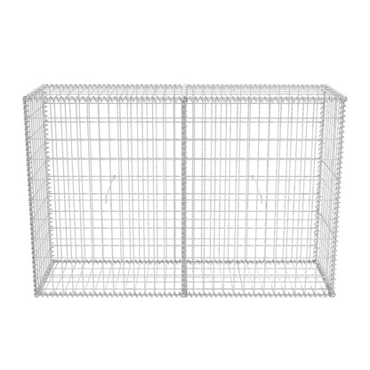 vidaXL Gabion Basket Galvanized Steel 59.1"x19.7"x39.4"