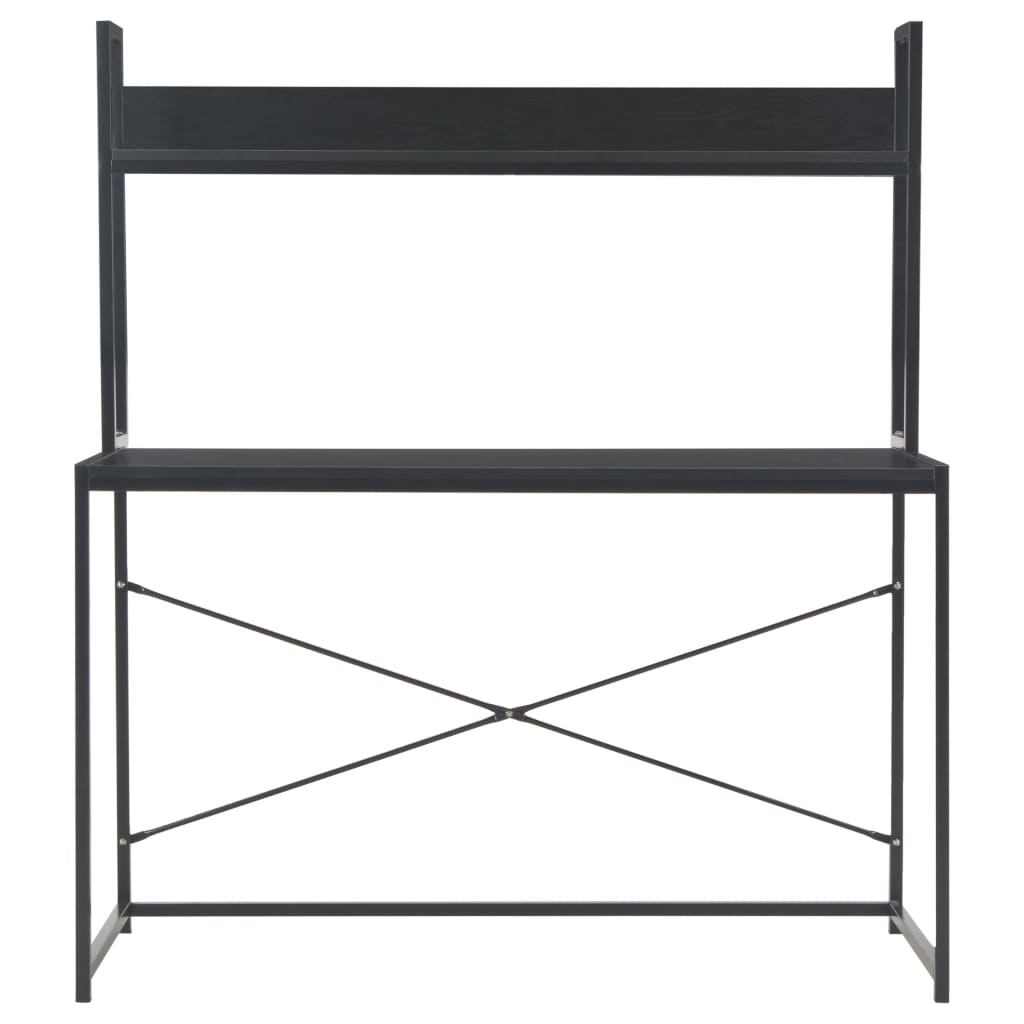 vidaXL Computer Desk Black 47.2"x23.6"x54.3"