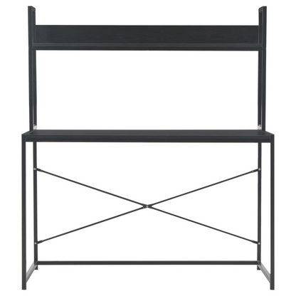 vidaXL Computer Desk Black 47.2"x23.6"x54.3"