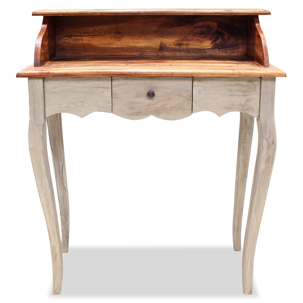vidaXL Writing Desk Solid Reclaimed Wood 31.5"x15.7"x36.2"