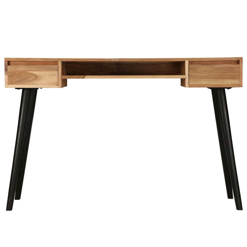 vidaXL Writing Table Solid Acacia Wood 46.5"x17.7"x29.9"