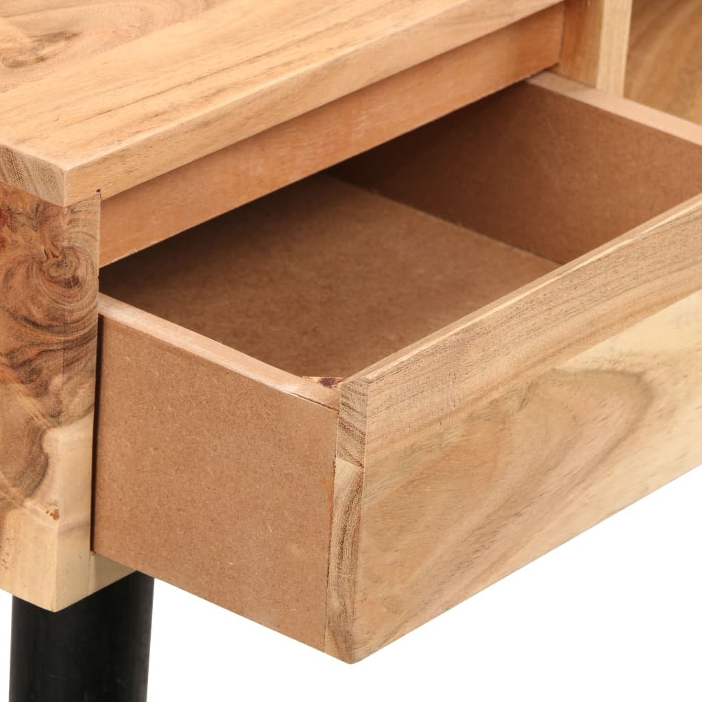vidaXL Writing Table Solid Acacia Wood 46.5"x17.7"x29.9"