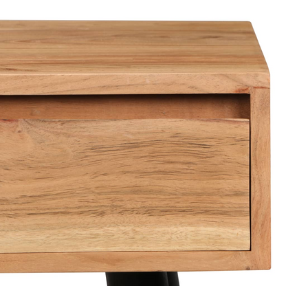 vidaXL Writing Table Solid Acacia Wood 46.5"x17.7"x29.9"