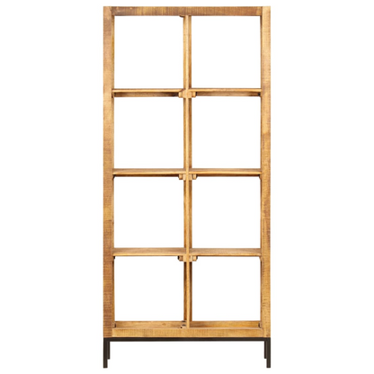 vidaXL Bookshelf 31.5"x9.8"x68.9" Solid Mango Wood