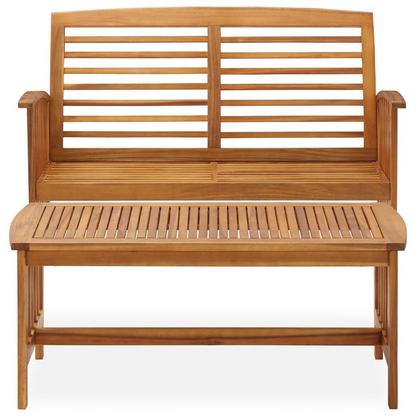 vidaXL 2 Piece Patio Lounge Set Solid Acacia Wood