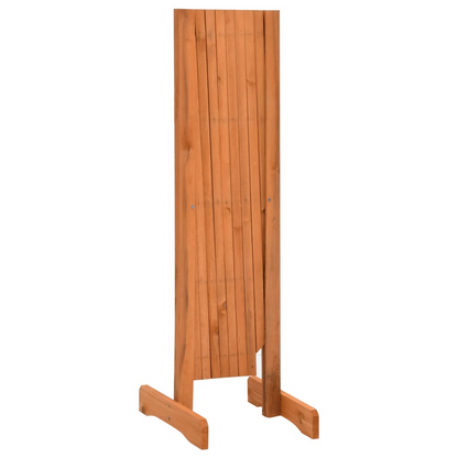 vidaXL Garden Trellis Fence Orange 59.1"x31.5" Solid Firwood