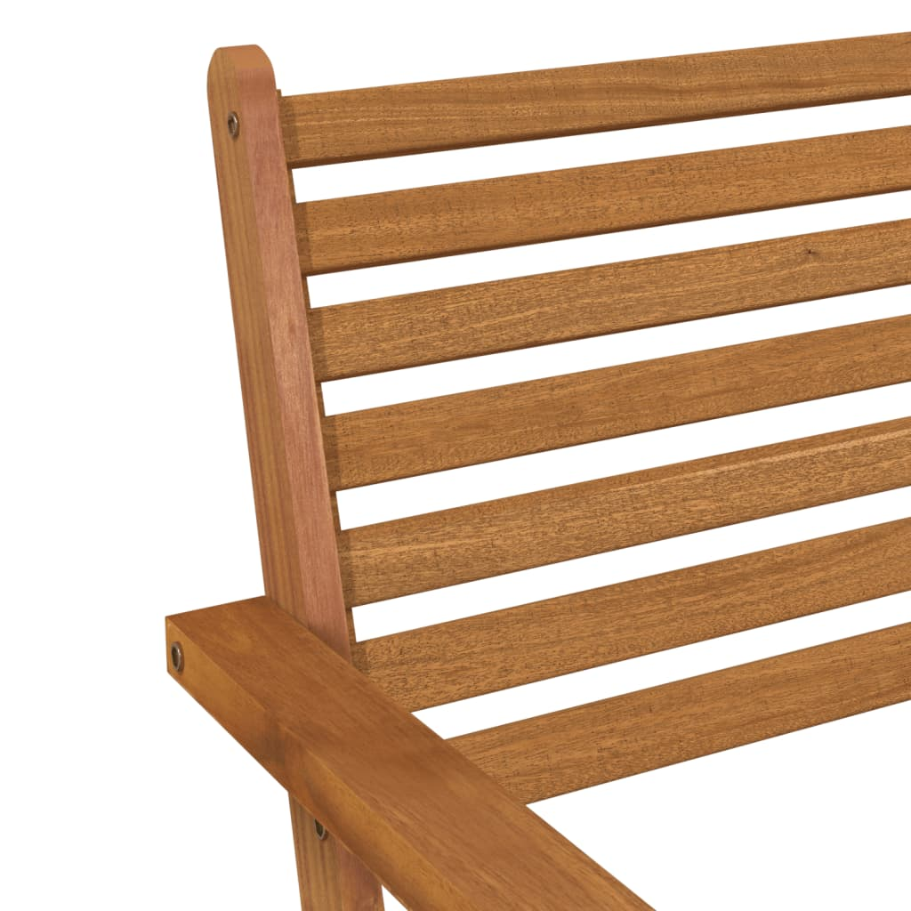 vidaXL Patio Chairs 2 pcs Solid Acacia Wood