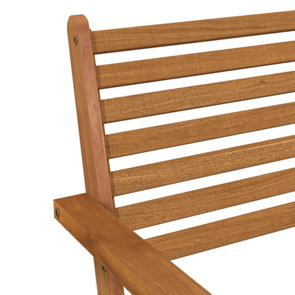 vidaXL Patio Chairs 2 pcs Solid Acacia Wood