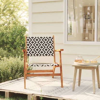 vidaXL Patio Chairs 2 pcs Solid Acacia Wood