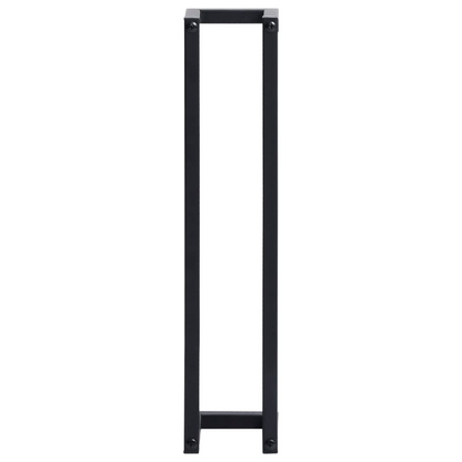 vidaXL Towel Rack Black 5"x5"x23.6" Iron