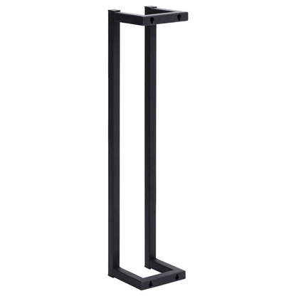 vidaXL Towel Rack Black 5"x5"x23.6" Iron