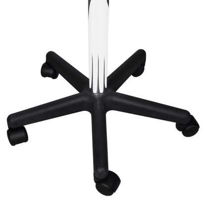 vidaXL Office Stool Red Faux Leather
