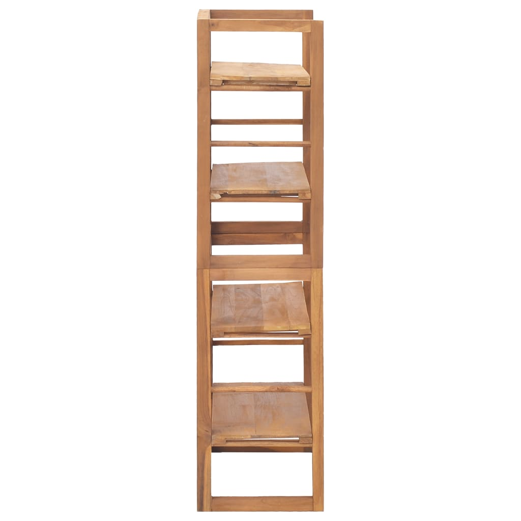 vidaXL Shelving Unit 23.6"x11.8"x47.2" Solid Teak Wood