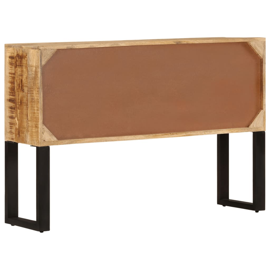 vidaXL Sideboard 43.3"x11.8"x29.1" Rough Mango Wood