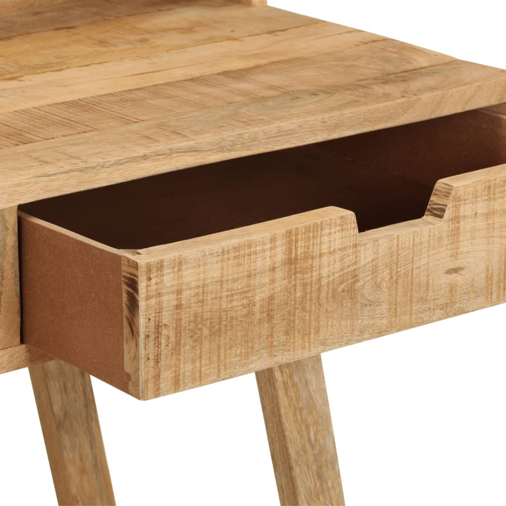 vidaXL Desk 39.4"x17.7"x35.4" Solid Rough Mango Wood