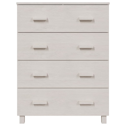 vidaXL Sideboard HAMAR White 31.1"x15.7"x40.7" Solid Wood Pine
