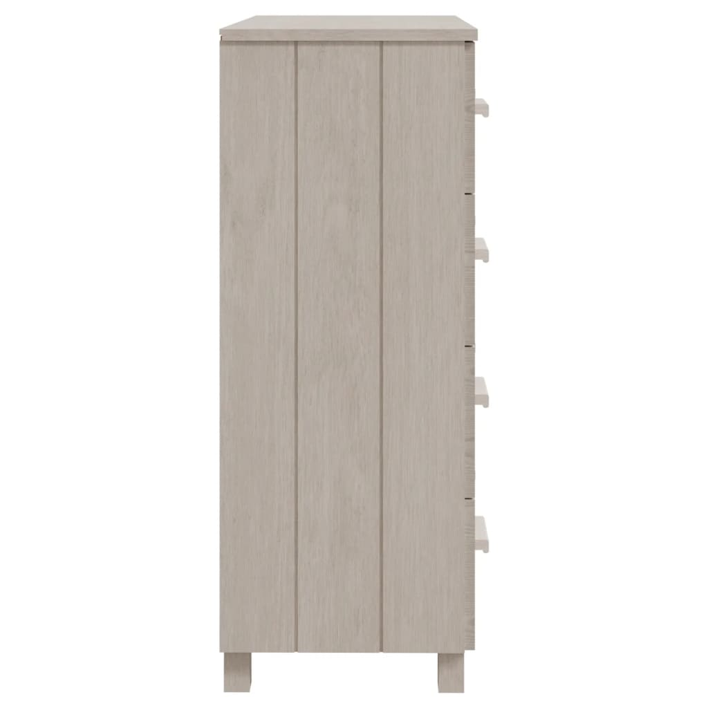 vidaXL Sideboard HAMAR White 31.1"x15.7"x40.7" Solid Wood Pine