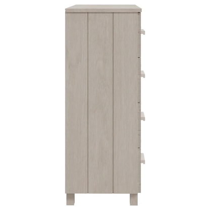 vidaXL Sideboard HAMAR White 31.1"x15.7"x40.7" Solid Wood Pine