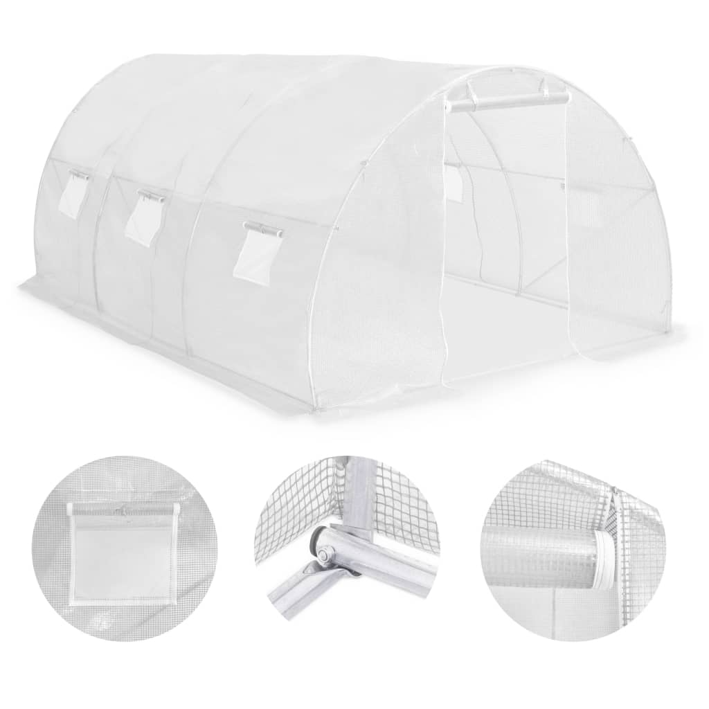 vidaXL Greenhouse145.3 ft² 177.2"x118.1"x78.7"