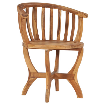vidaXL 3 Piece Patio Bistro Set Solid Teak Wood