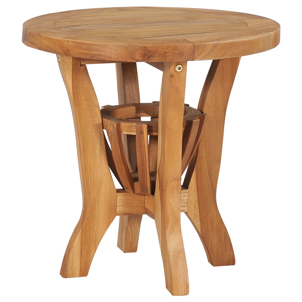 vidaXL 3 Piece Patio Bistro Set Solid Teak Wood