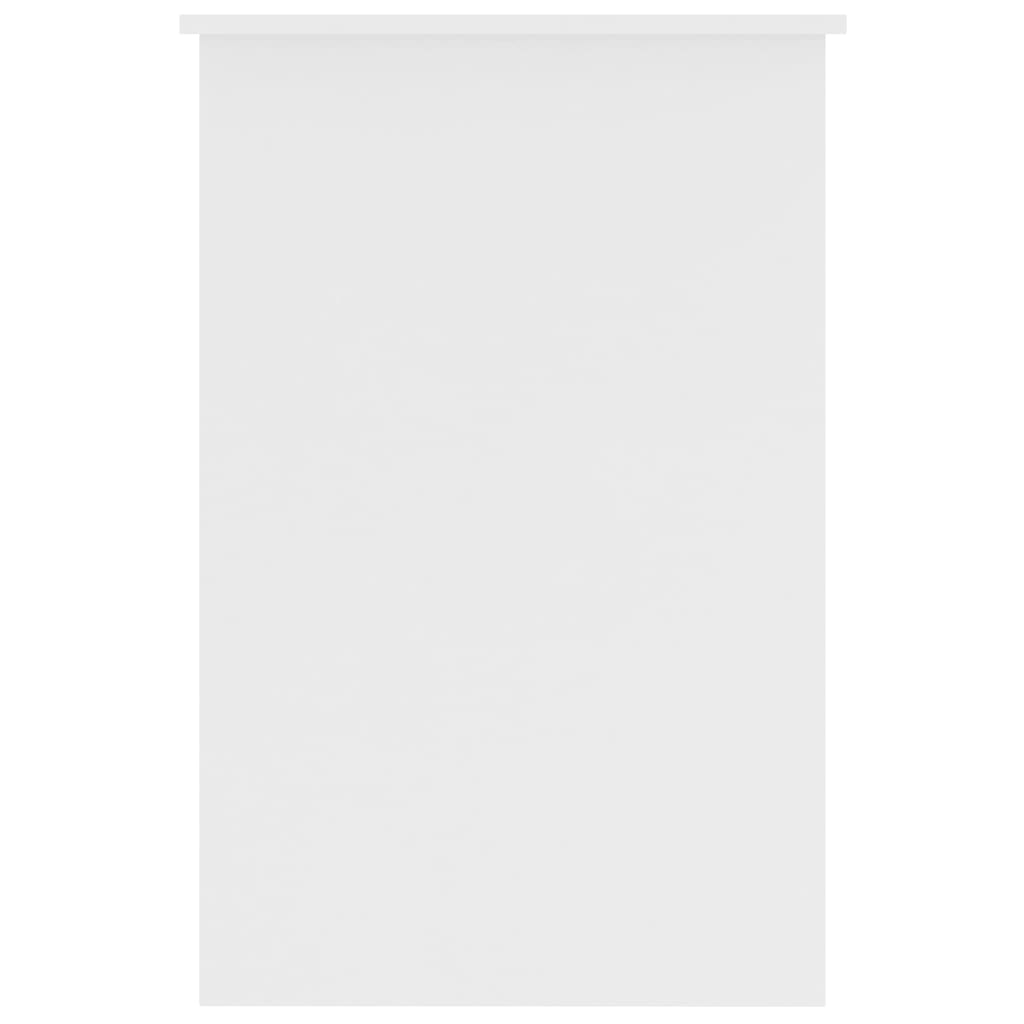 vidaXL Desk White 39.4"x19.7"x29.9" Engineered Wood