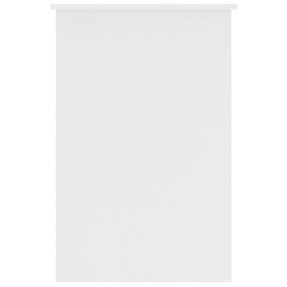 vidaXL Desk White 39.4"x19.7"x29.9" Engineered Wood