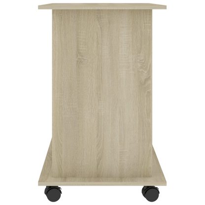 vidaXL Computer Desk Sonoma Oak 31.5"x19.7"x29.5" Engineered Wood