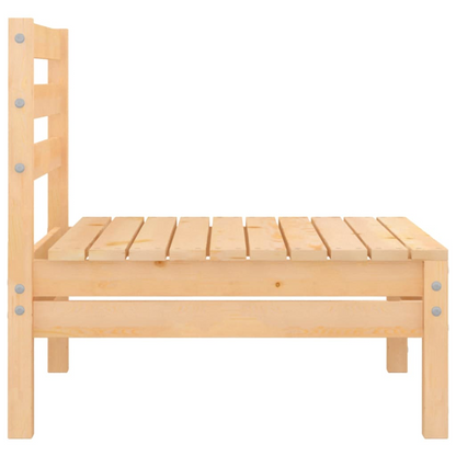 vidaXL Patio Middle Sofas 4 pcs Solid Pinewood