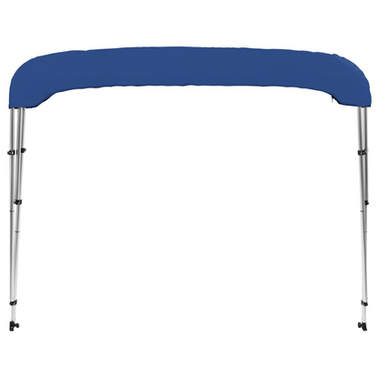 vidaXL 3 Bow Bimini Top Blue 72"x63"x53.9"