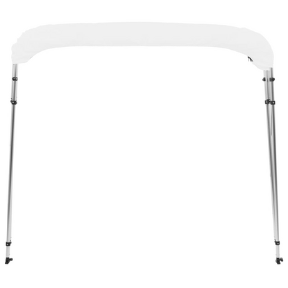 vidaXL 4 Bow Bimini Top White 95.7"x82.7"x53.9"