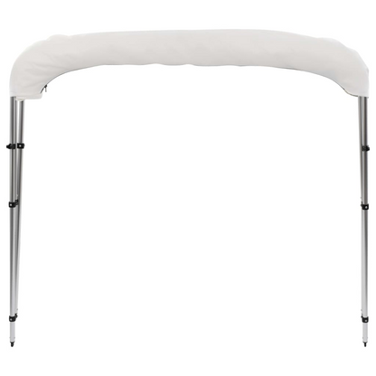 vidaXL 3 Bow Bimini Top White 72"x63"x53.9"