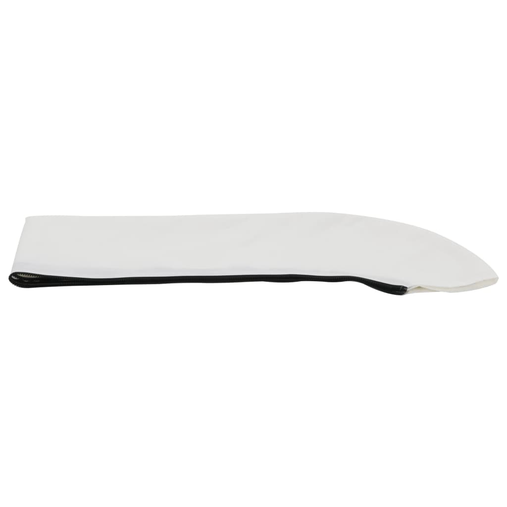 vidaXL 3 Bow Bimini Top White 72"x63"x53.9"