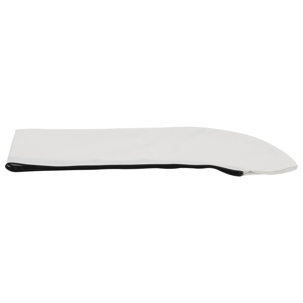 vidaXL 3 Bow Bimini Top White 72"x70.9"x53.9"