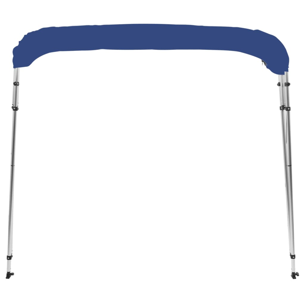 vidaXL 4 Bow Bimini Top Blue 95.7"x77.2"x53.9"